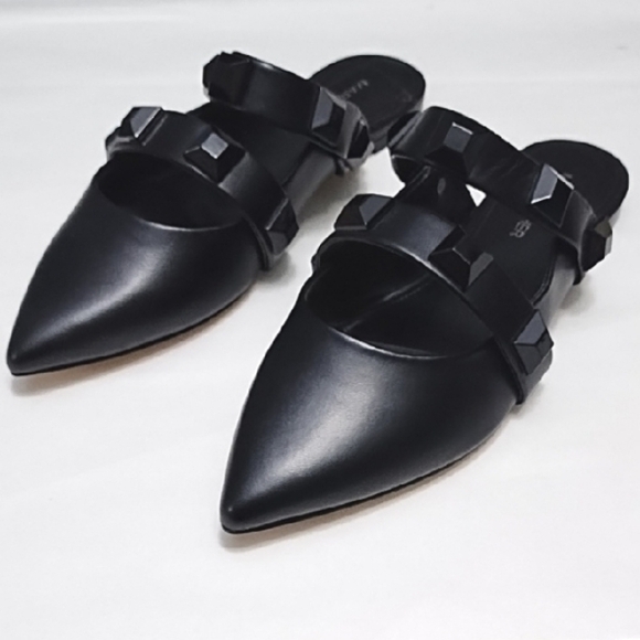 Marc Fisher Searli Slip-On Studded Mule Flat - Picture 2 of 9